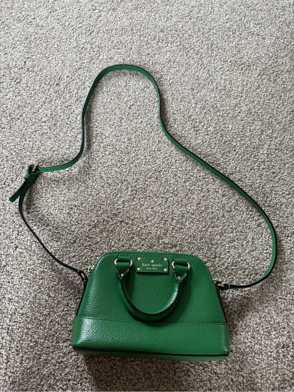 Kate Spade Green Purse - Picture 2 of 7